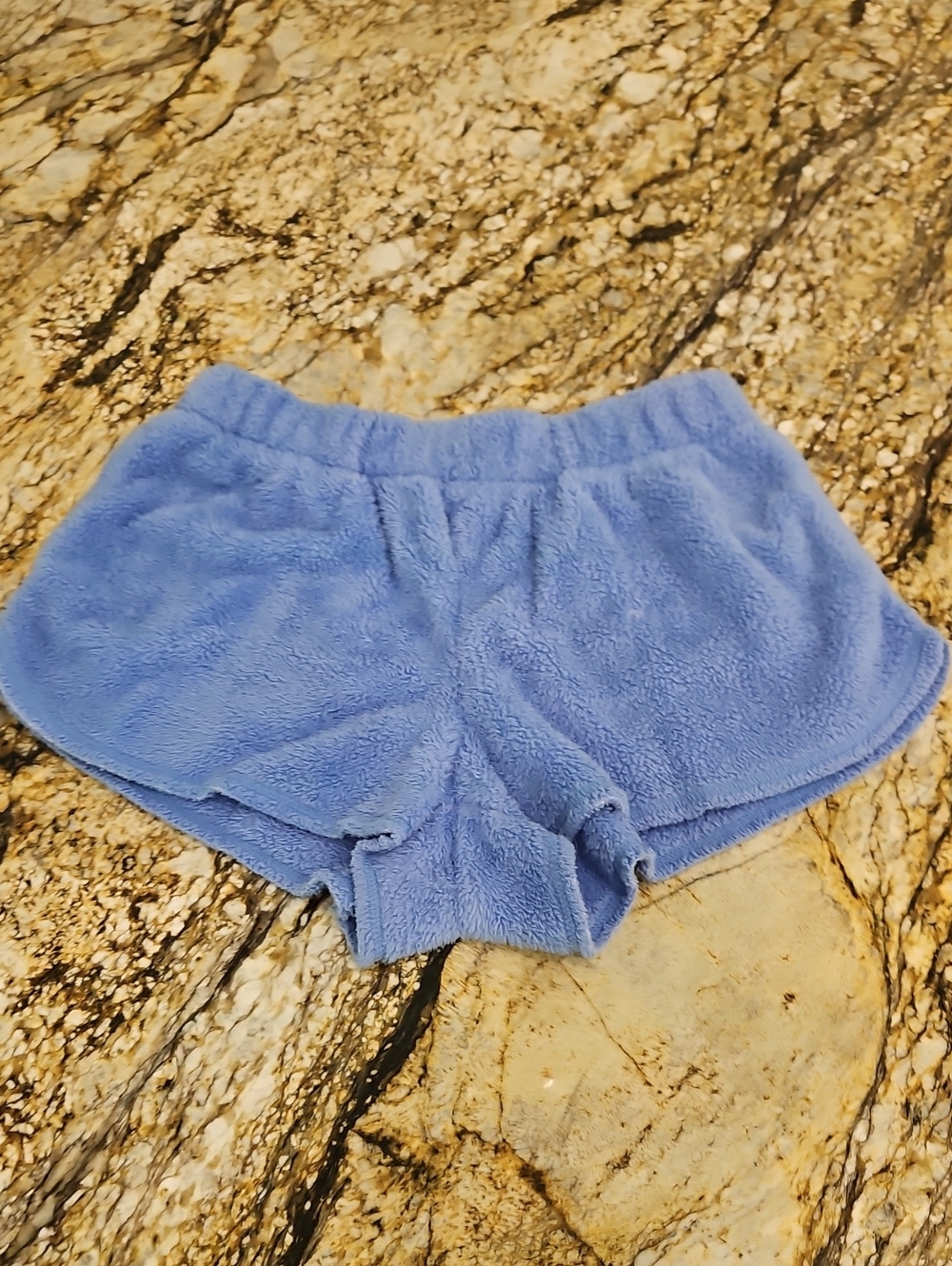 aerie Plush Fleece Athletic Shorts in Light Blue. Size M/M